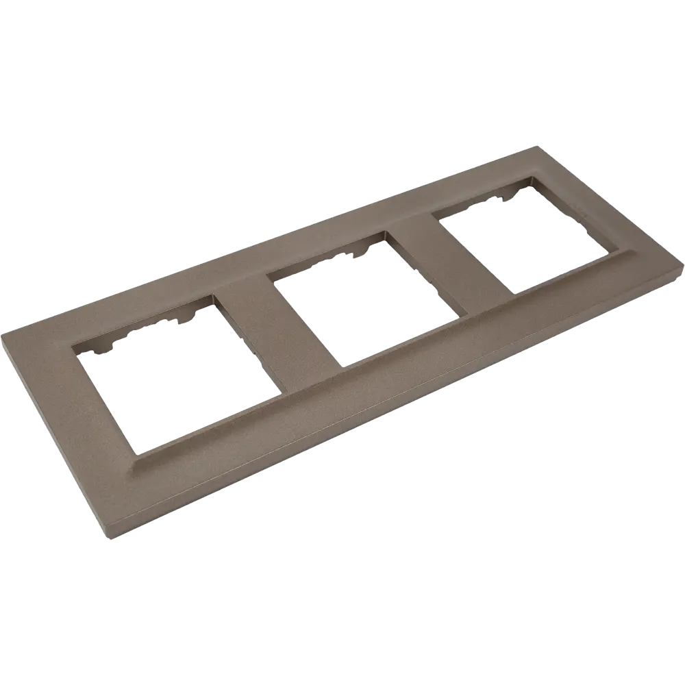 Рамка для розеток и выключателей Legrand Structura 3 поста, цвет шампань STLM-2125252 - Вид №2