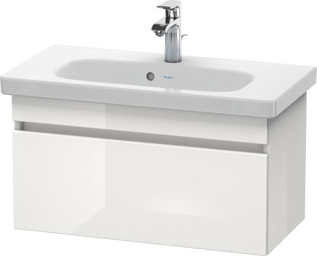 DS639905353 Тумбочка подвесная компакт DuraStyle #DS6399 730 x 368 мм Каштан темный, декор Duravit - Вид №2