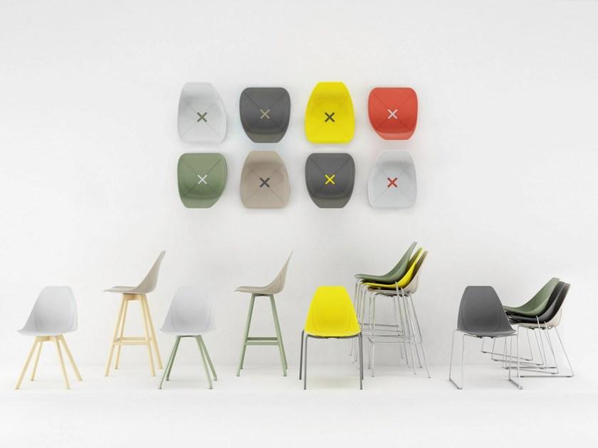 ALMA DESIGN Штабелируемый барный стул из полипропилена X stool sun-id-1427917 - Вид №5