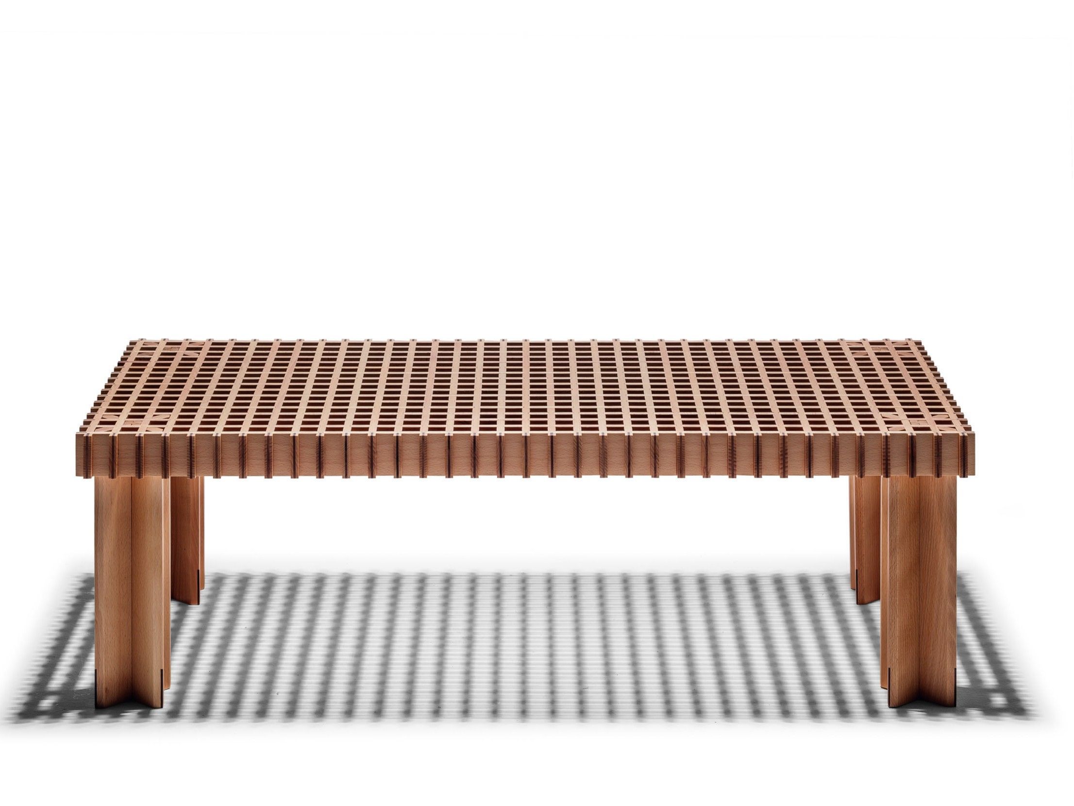 Прямоугольный журнальный столик из массива дерева Poltrona Frau коллекция-столы и стулья ARCH-00009627 - Вид №1