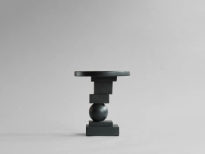 Круглый журнальный столик из волокнистого бетона