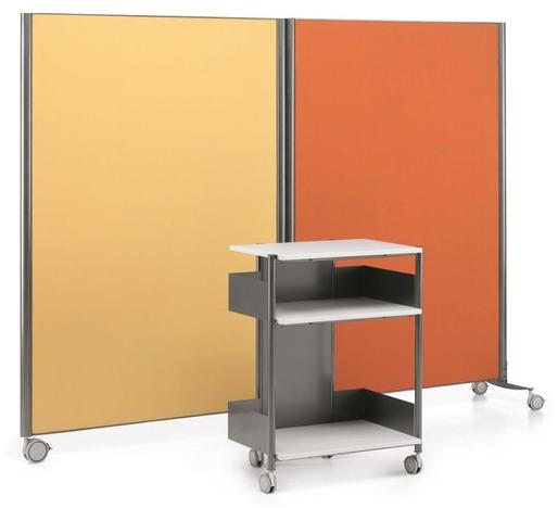 TALIN Отдельностоящая модульная офисная перегородка из фанеры на колесах Multikom sun-id-1417149 - Вид №2