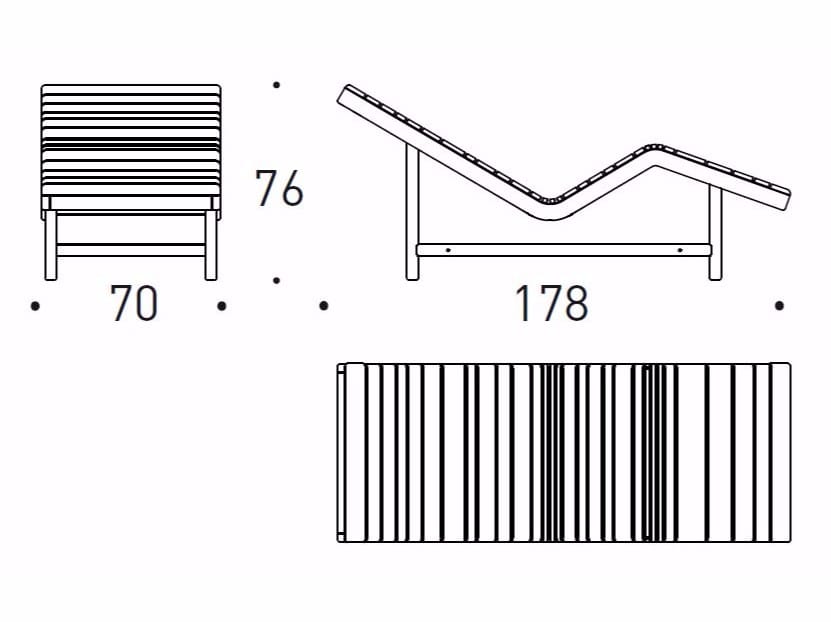 Садовая кровать из тикового дерева Varaschin штрих-код ARCH-00026059 - Вид №2