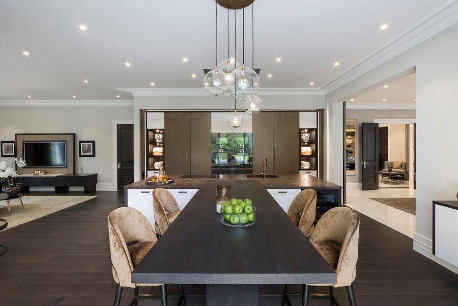 Кухня на заказ с рамными дверцами, выполненными по чертежу TM Italia Cucine D90 ARCH-00144296 - Вид №2