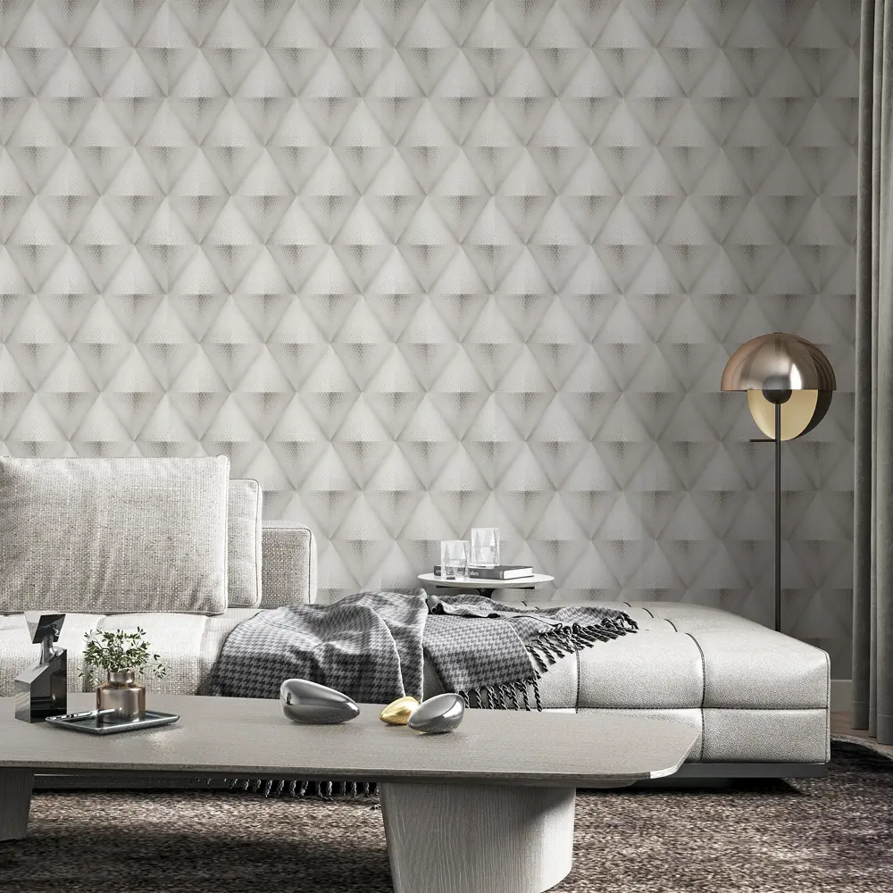 Обои флизелиновые Palitra Home Evolution 2 серые 1.06 м 71842-41 STLM-2163982 - Вид №2