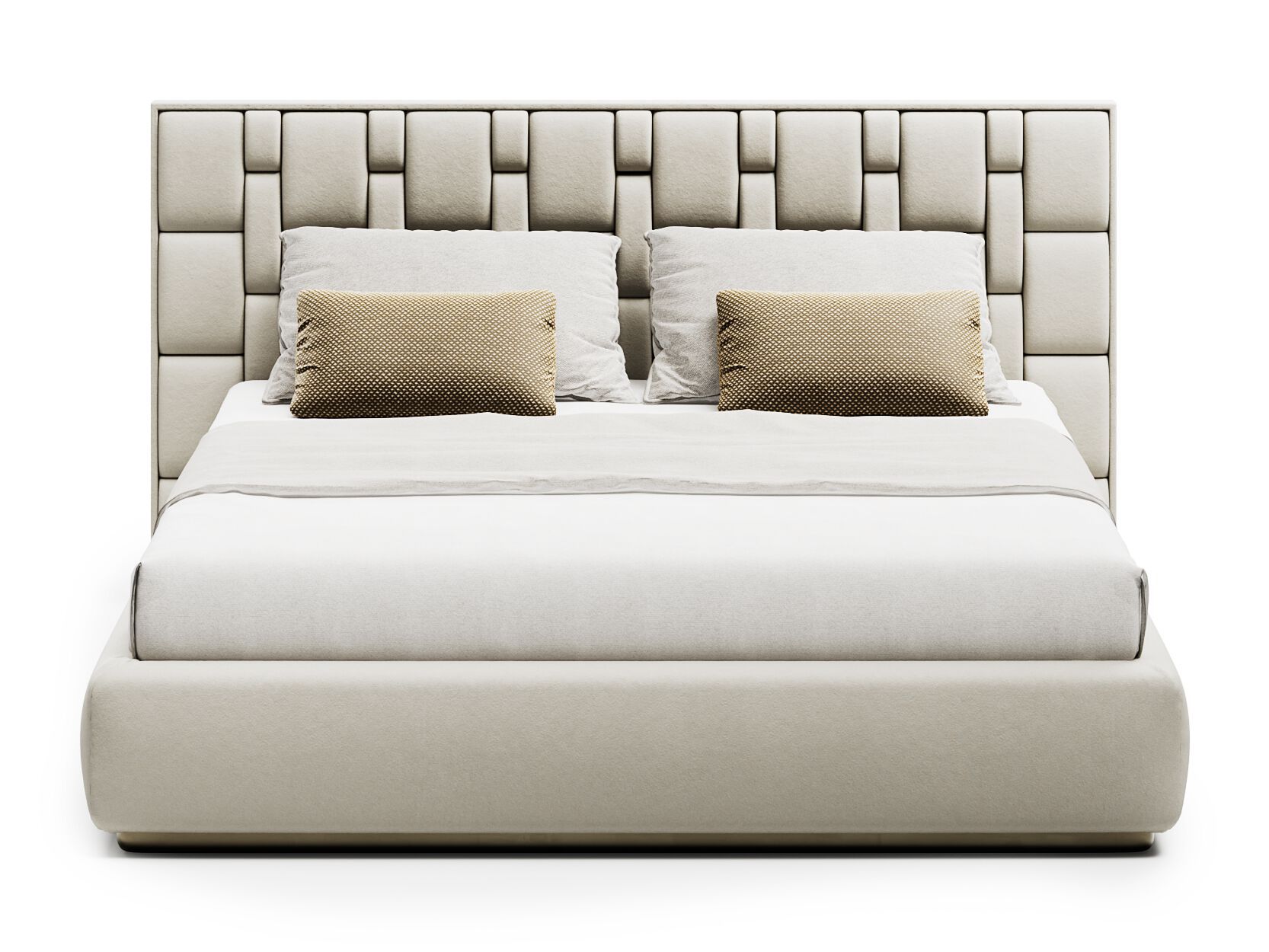 Кожаная кровать размера "king-size" с мягким изголовьем Capital Collection Jubilee Plus ARCH-00011147