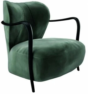 SELVA Мягкое кожаное кресло с подлокотниками  1172