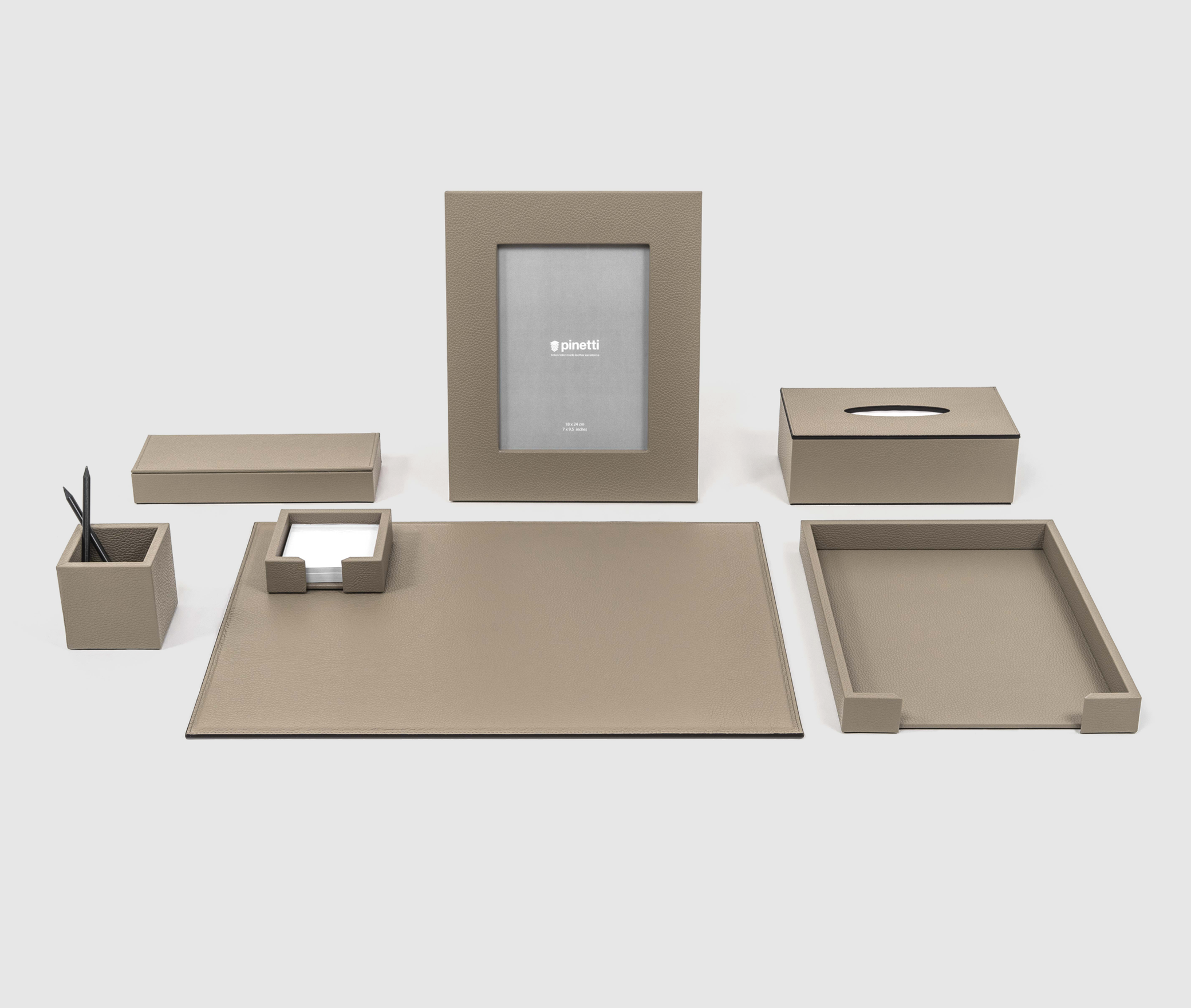 Квадратная чашка-карандаш - 9X9XH9 см / тканая кожа_camel Pinetti 00.0331.061.011 - Вид №2