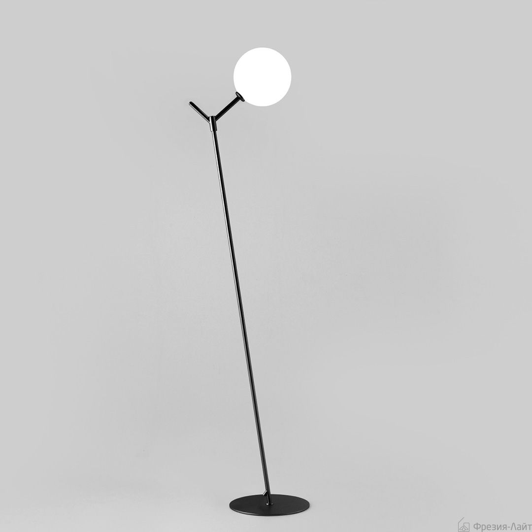 Aromas P1214 matt black/opal торшер Atom 120460