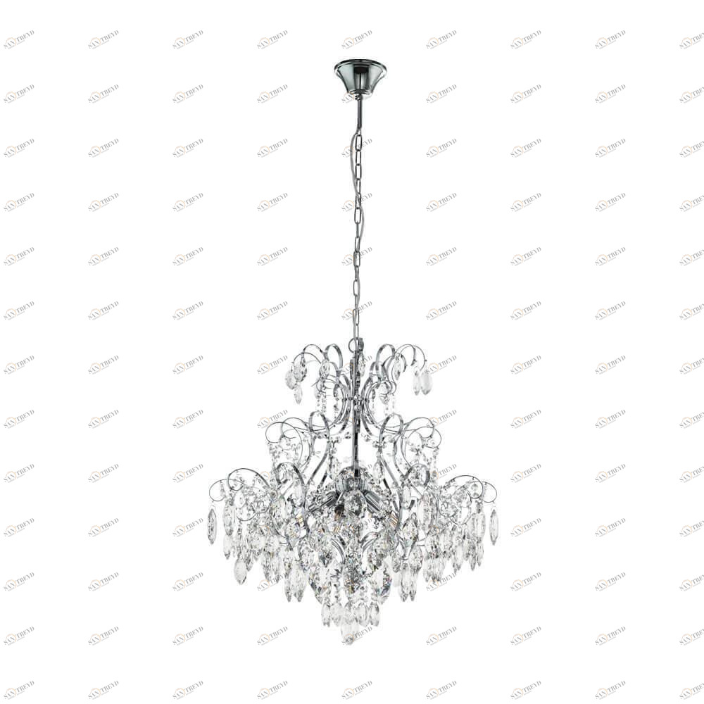 Подвесная люстра Eglo Fenoullet 39523 EGLO ДИЗАЙНЕРСКИЕ, FENOULLET 00-3887934 Прозрачный;хром 