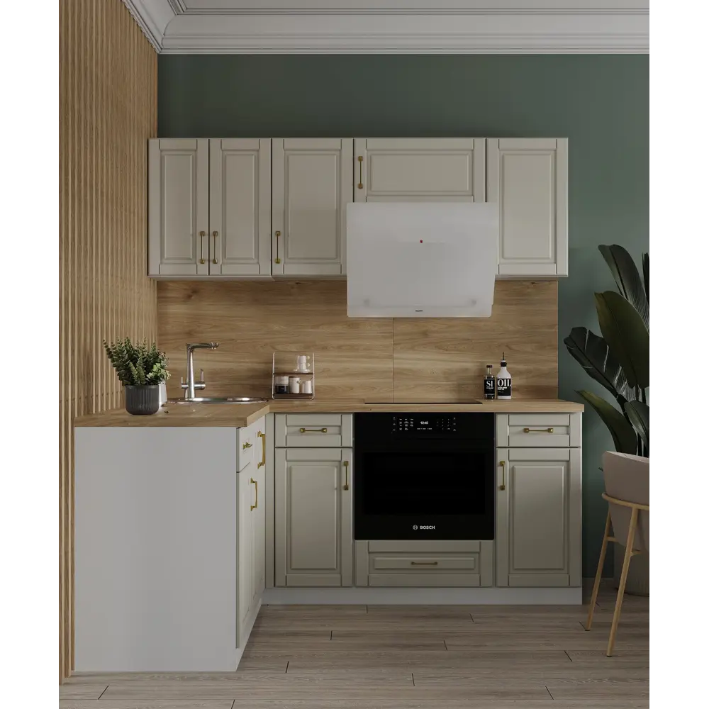 Угол для кухонного шкафа Лача 4x67.3 см Konsensa цвет белый Santreyd STLM-2129550 - Вид №5