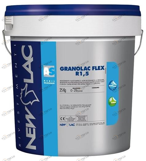 NEW LAC Эластомерное акрил-силоксановое покрытие Rivestimenti sun-id-1436667