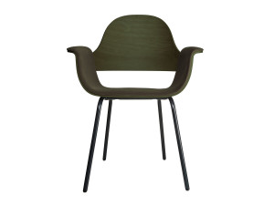 Стул с мягким сиденьем с подлокотниками