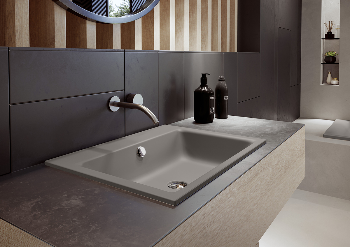 Умывальник KALDEWEI Сталь эмалированная 3151 453 холодный серый 30 31513083453  - Вид №8