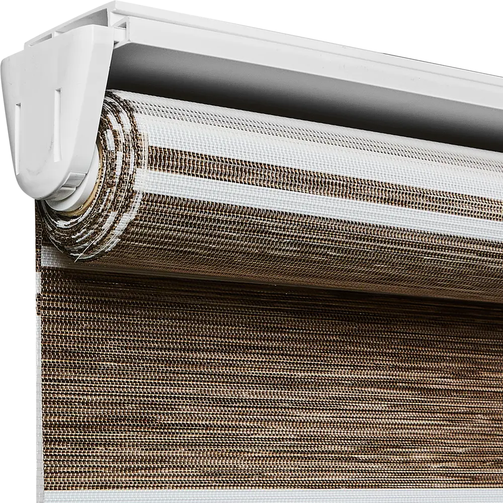 Штора рулонная день-ночь Дэли 120x175 см коричневая MIAMOZA STLM-2116462 - Вид №3