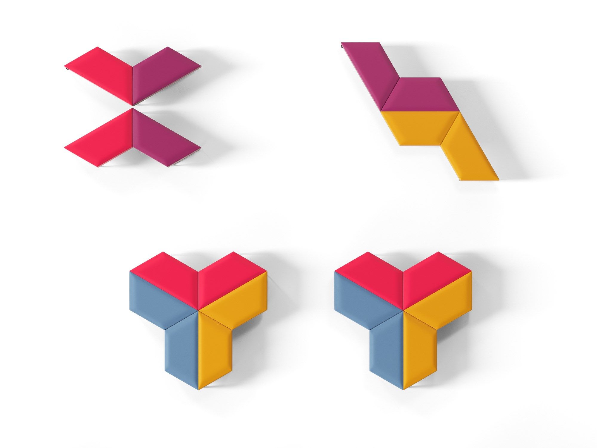 Модульная скамья без спинки SITLOSOPHY® формат ARCH-00017233 - Вид №1