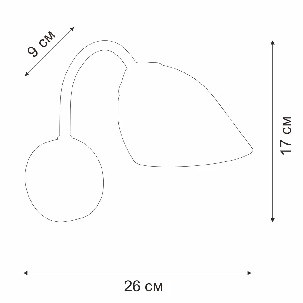 Настенный светильник бра Vitaluce Кэтти 1 лампа 3м² Е14 цвет белый глянцевая STLM-2149138 - Вид №10