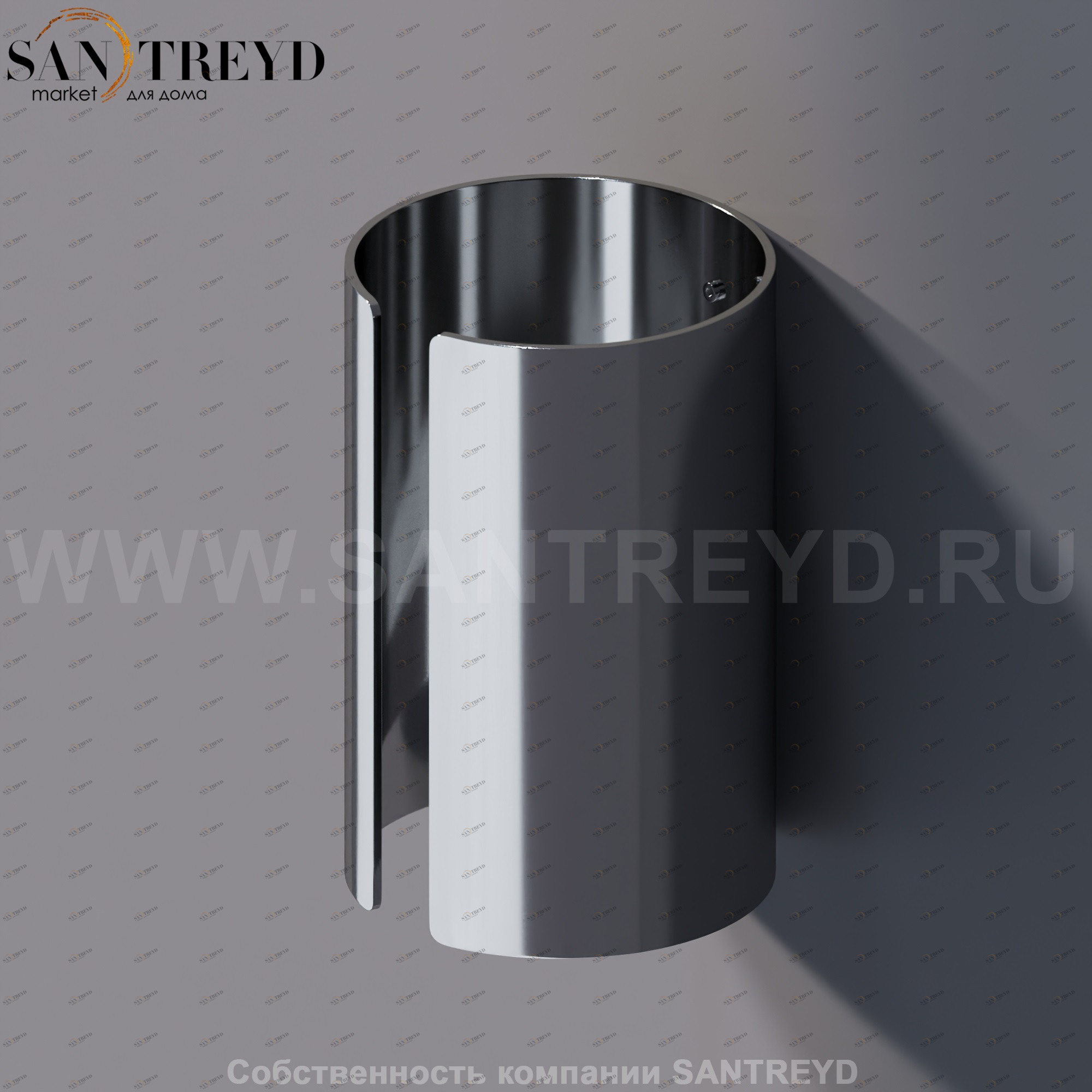 Agape MACH 2 Запасной держатель для туалетной бумаги хромированный AOLC0829A