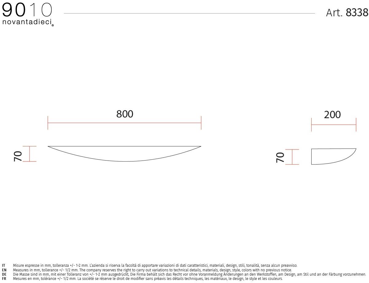 9010 novantadieci Аппликация светодиода из керамики  8338  - Вид №4