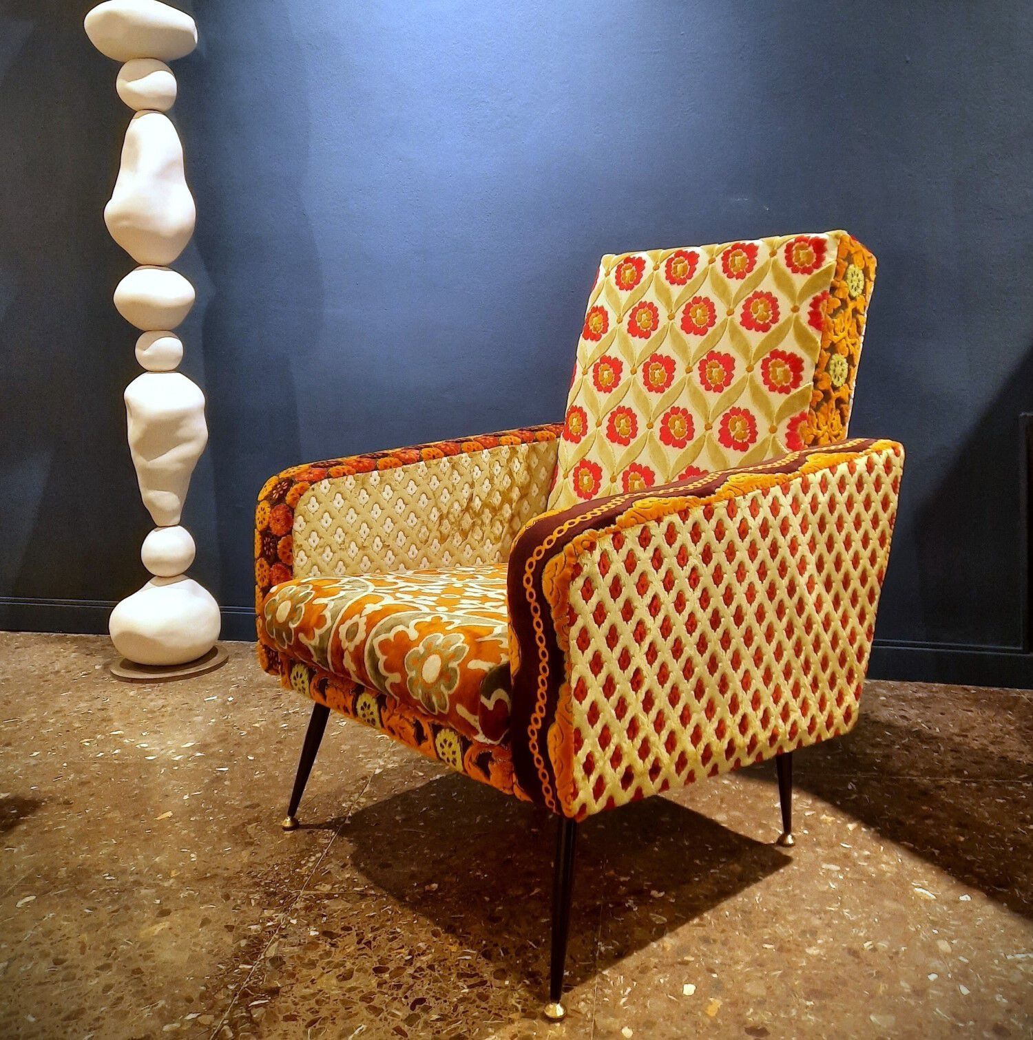 Бархатное кресло ICI ET LÀ мягкие сиденья ARCH-00008867 - Вид №2