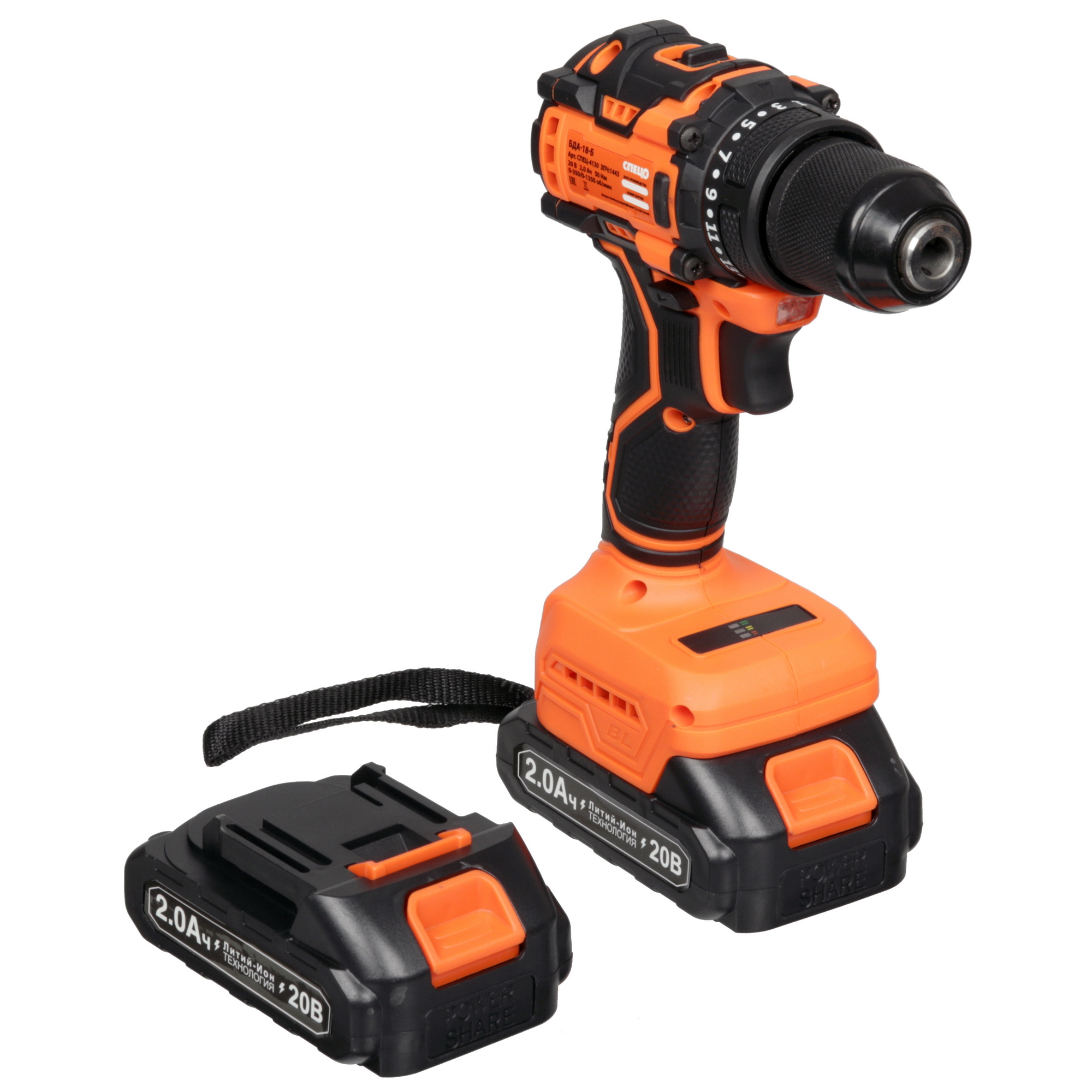 Дрель-шуруповерт Спец БДА-18-Б 5637918 STDN-0073521 - Вид №1