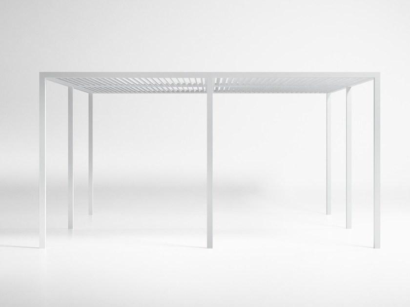 GANDIABLASCO Отдельностоящая алюминиевая пергола с регулируемыми жалюзи Pergola sun-id-1375830 - Вид №1