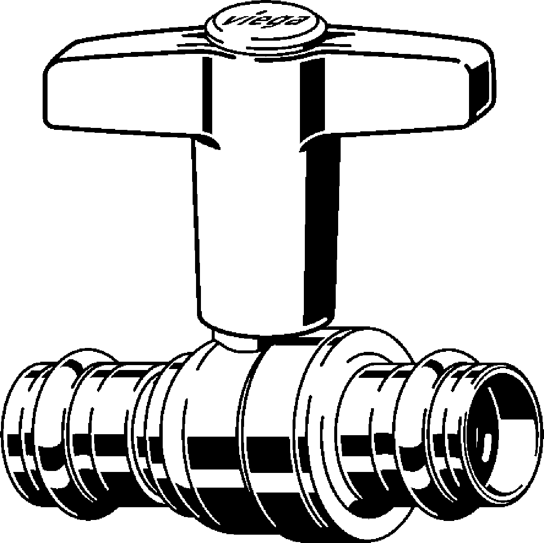 Viega Шаровой кран Easytop 2275 (746407) 746 407 - Вид №1