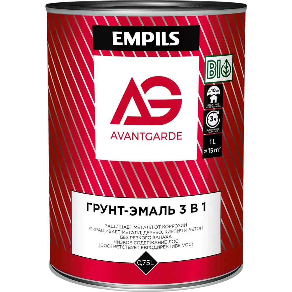 Грунт-эмаль Avantgarde глянцевый цвет зеленый 0.9 кг 84439760 STLM-2171308  - Вид №1