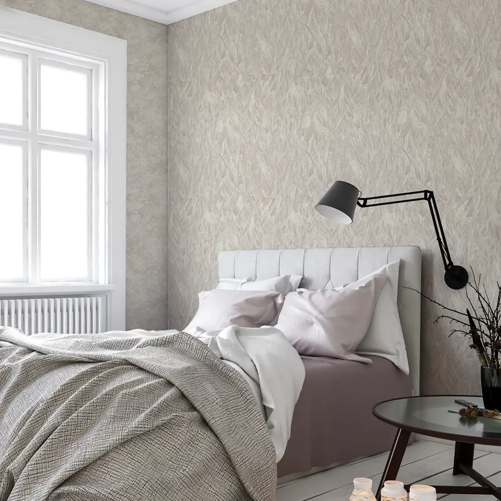 Обои флизелиновые Malex Design Карара бежевые 1.06 м 4134-1 84784334 STLM-2078775 МОСКОВСКАЯ ОБОЙНАЯ ФАБРИКА malex desing - Вид №3