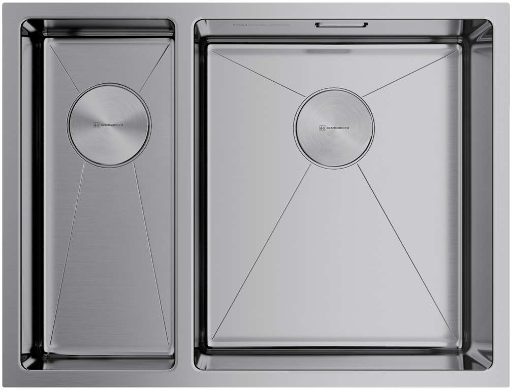 Кухонная мойка Taki 58-2-U/IF IN-R OMOIKIRI