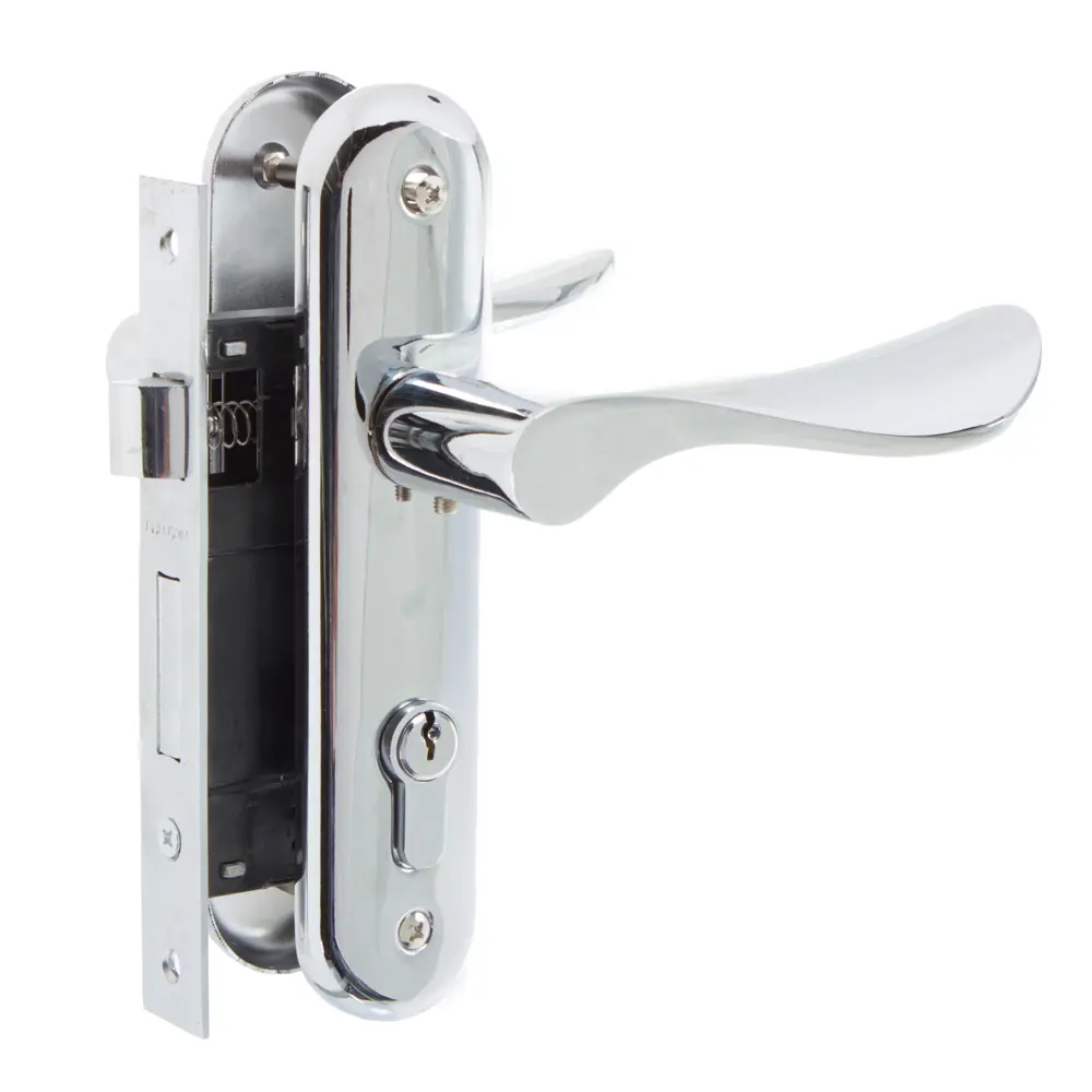 Замок врезной Palladium, алюминий/сталь, цвет хром STLM-2113033