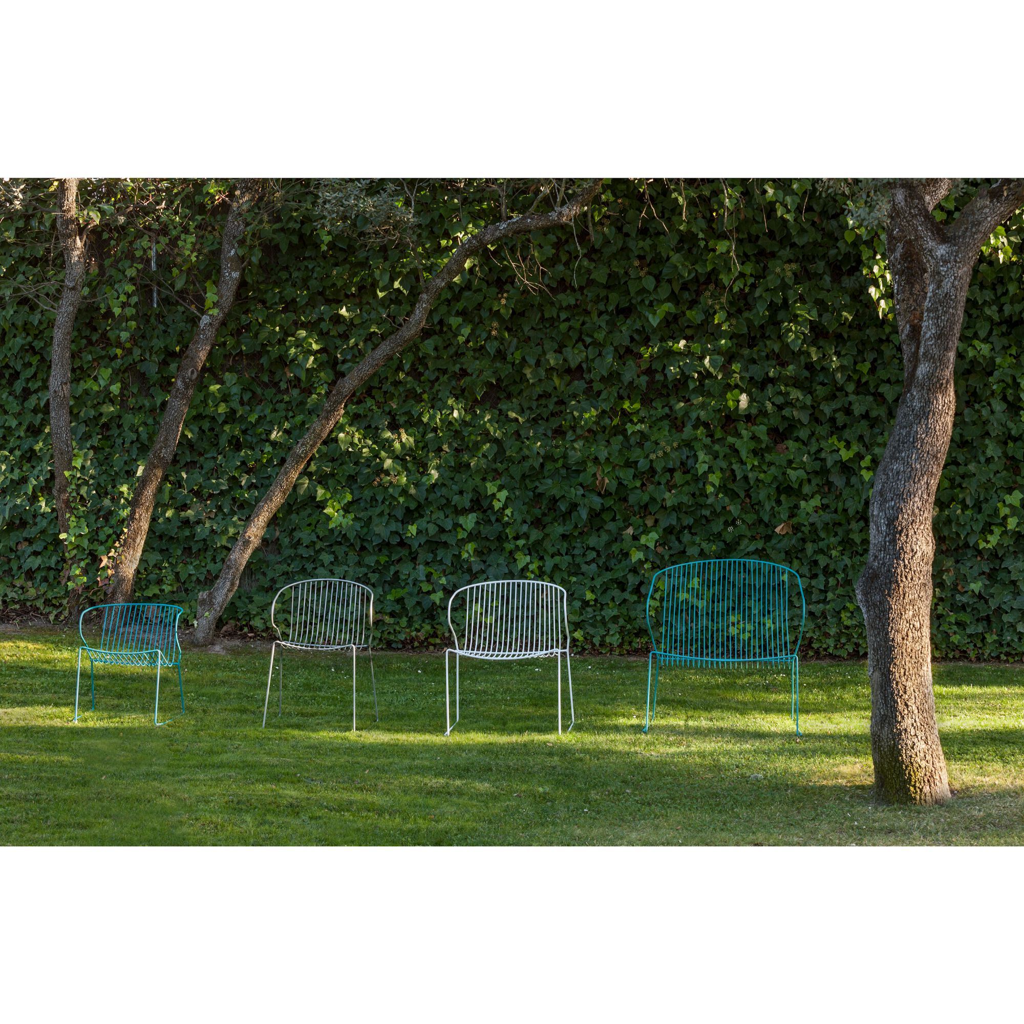 Стальной садовый стул с подлокотниками iSimar Bolonia ARCH-00052068 - Вид №6