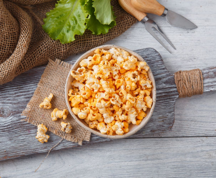 5568 Попкорн для микроволновой печи "Нежный сыр" Вкусляндия  - Вид №3