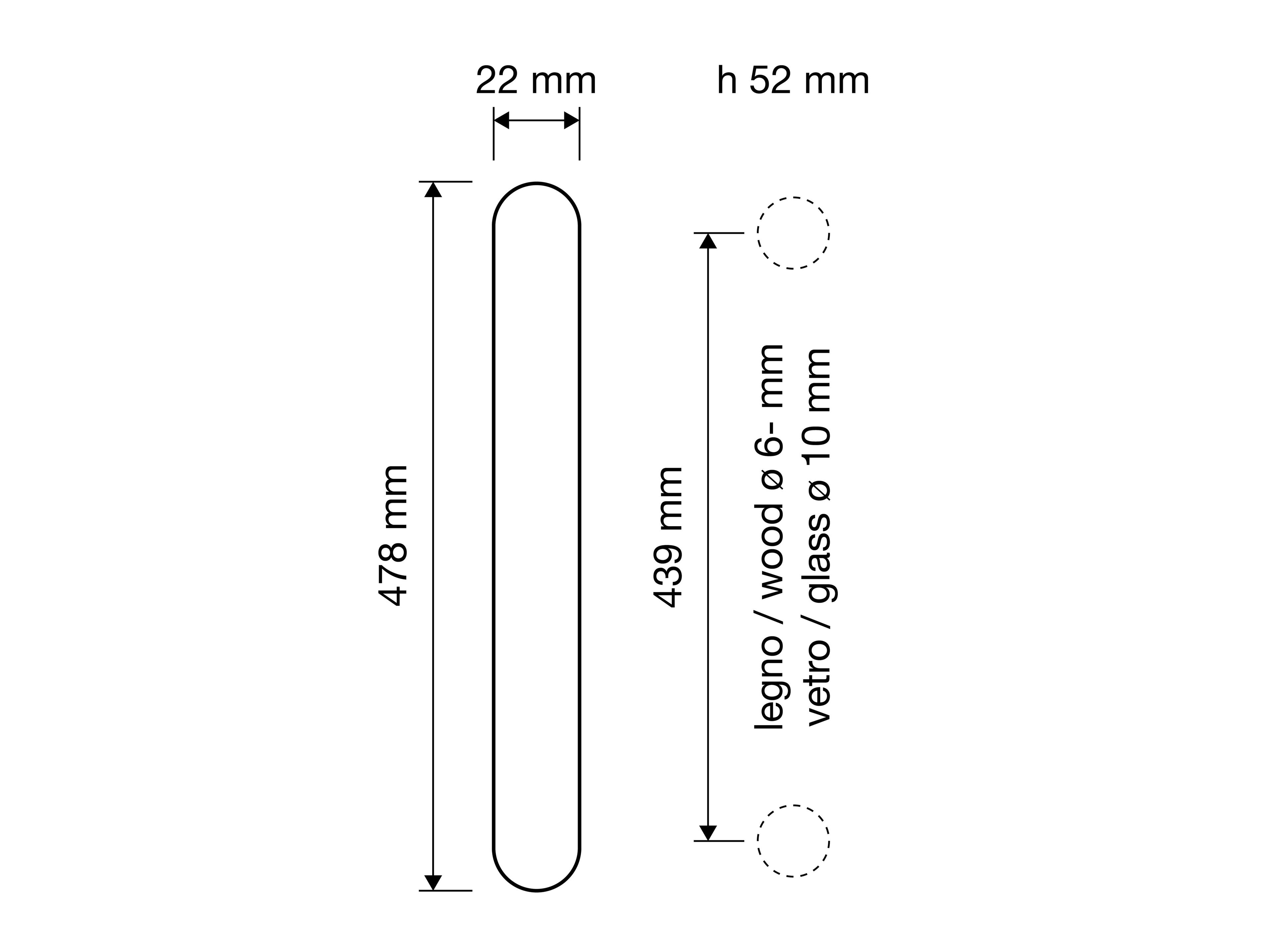 Латунная ручка LINEA CALI' Grip ARCH-00051160 - Вид №9