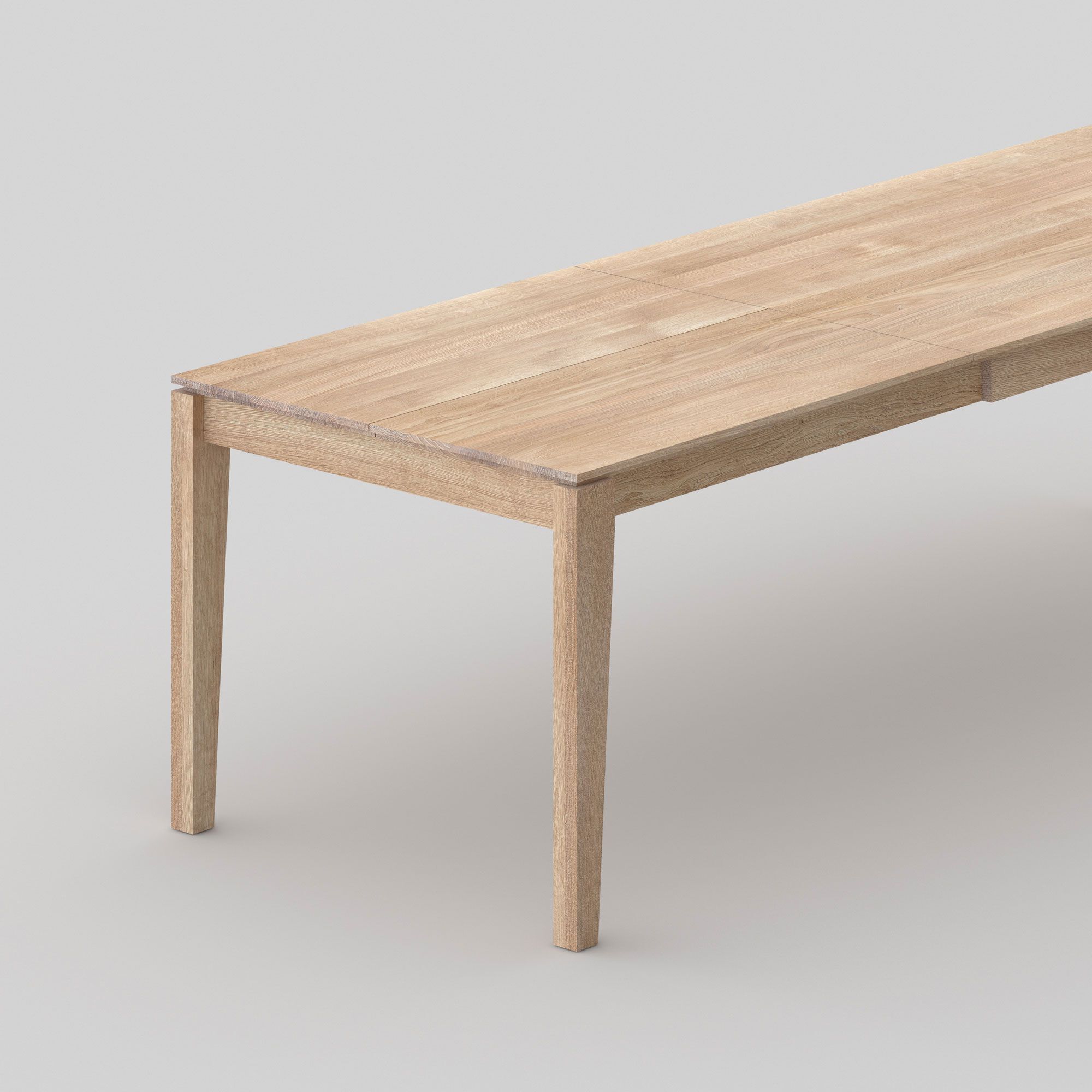 Выдвижной прямоугольный обеденный стол из массива дерева Vitamin Design CONVERTO BUTTERFLY ARCH-00086058 - Вид №2