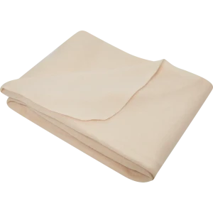 Плед 110x150 см флис цвет светло-бежевый