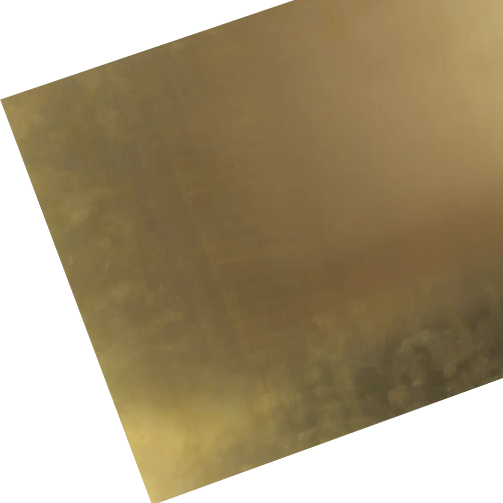 Лист гладкий Л63М 0.5x600x1200 мм, латунь Santreyd STLM-2095600