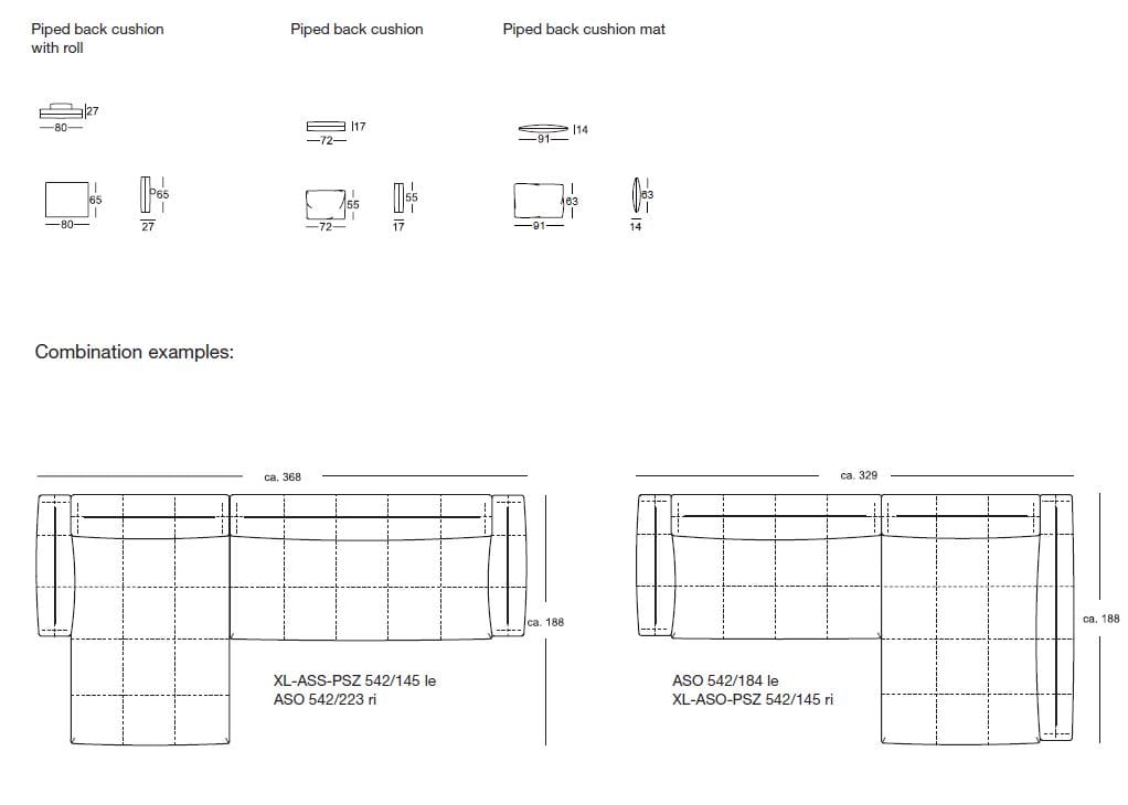 Кожаный диван Rolf Benz ROLF BENZ MOYO ARCH-00072126 - Вид №3