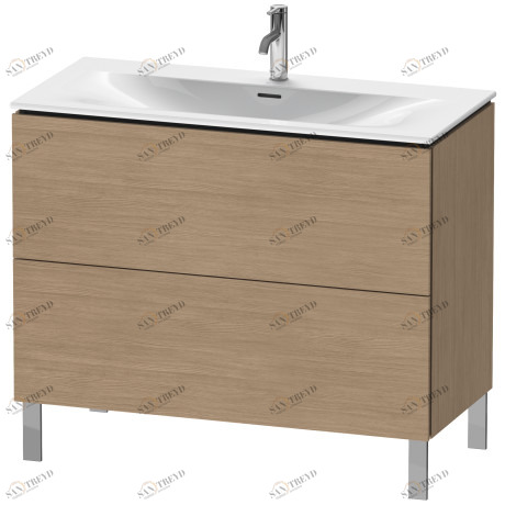 LC659805252 L-Cube Тумбочка напольная Европейский дуб, декор Duravit