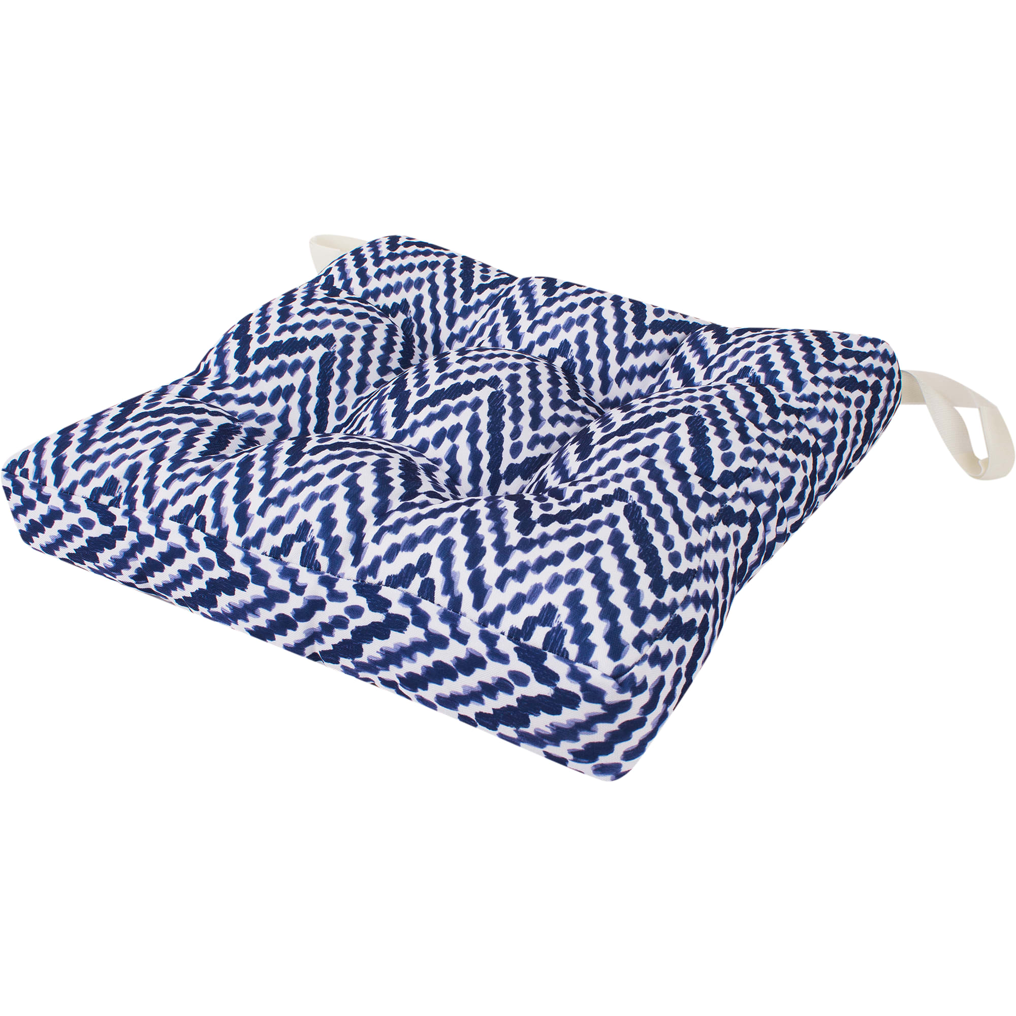 82009013 Сидушка для стула «Геометрия», 40х35 см, цвет синий Santreyd  - Вид №1