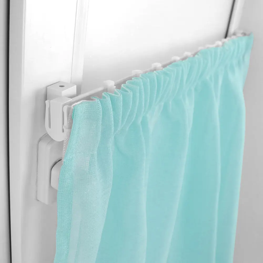 Карниз однорядный 80 см ПВХ цвет белый Santreyd STLM-2087176