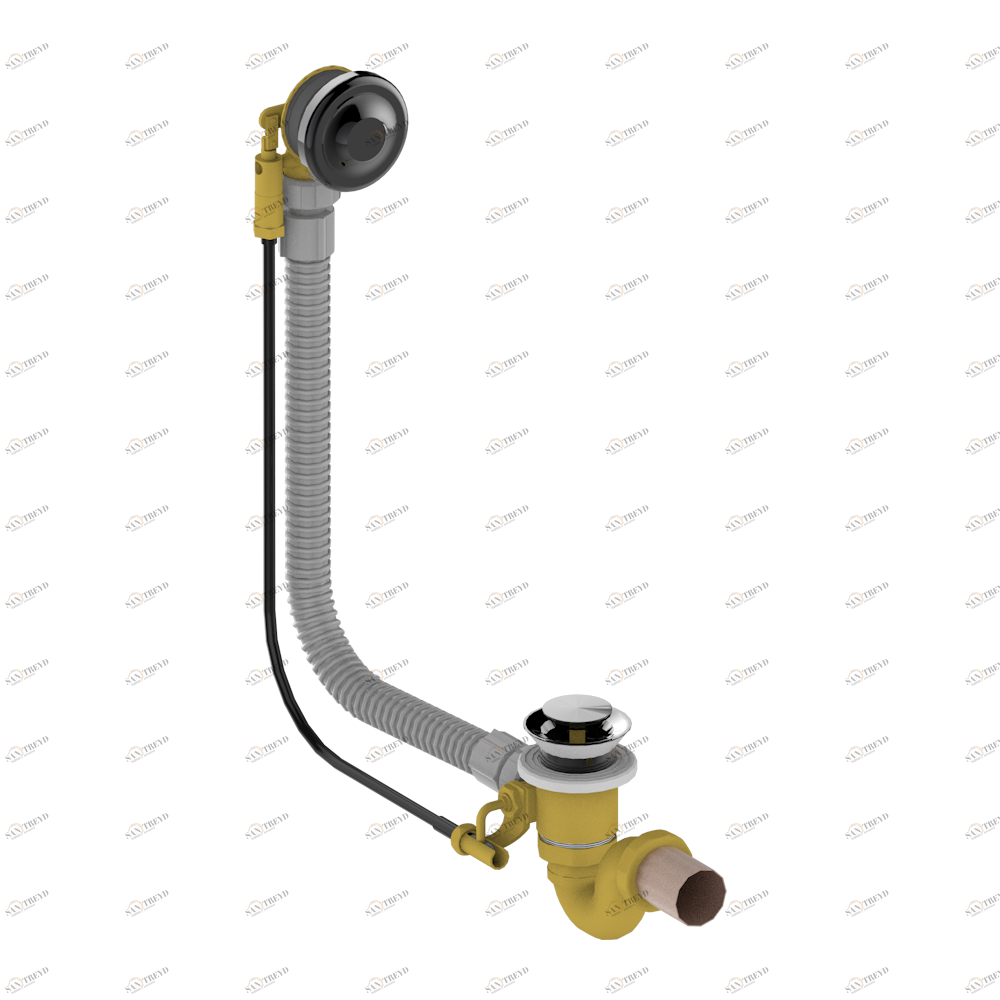 G75-300 Перелив для ванны - модель THG Thg-paris Charleston с рукоятками Покрытие PVD бронза G75-300 CAT.F