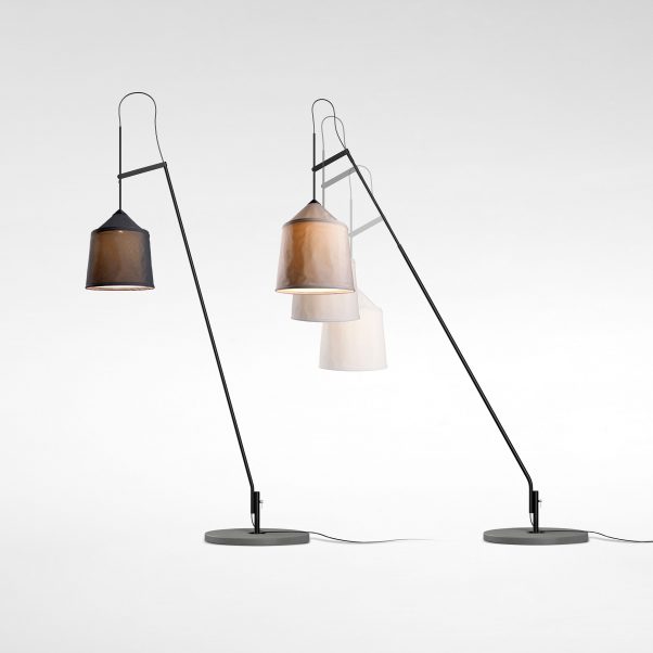 089391 Торшер P207 + Shade 43 + 49 base серый Marset Jaima  - Вид №2