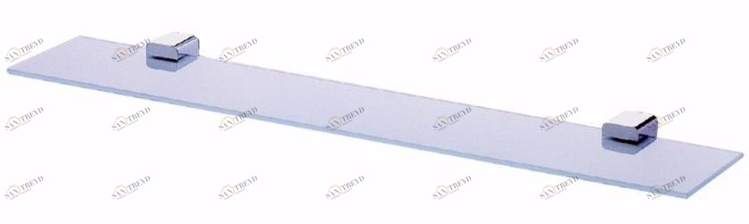 JUSTIME Стеклянная полка для ванной Mark 6909-70-80cp