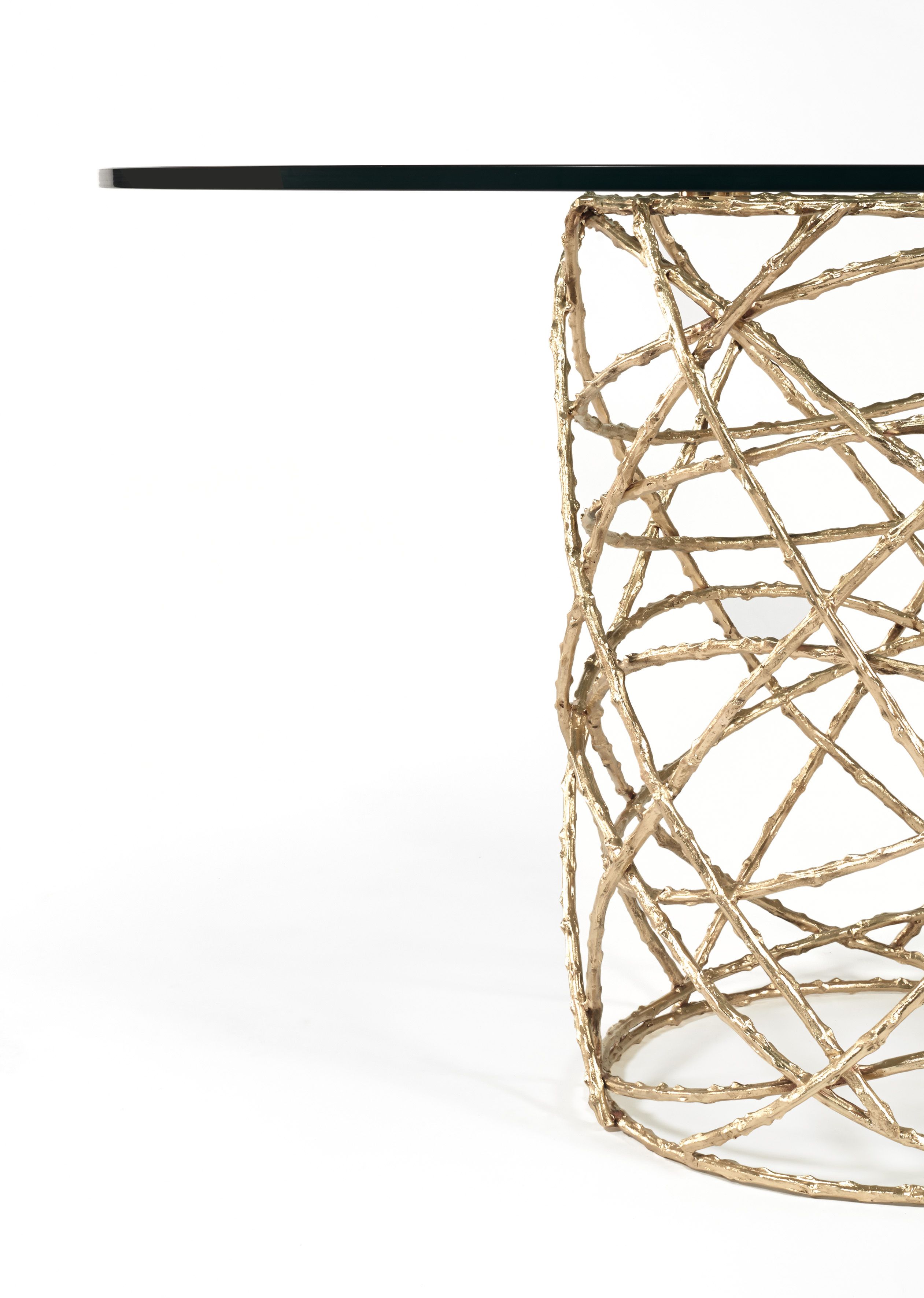 Круглый стеклянный стол для гостиной Ginger & Jagger Земля на Землю ARCH-00083456 - Вид №1