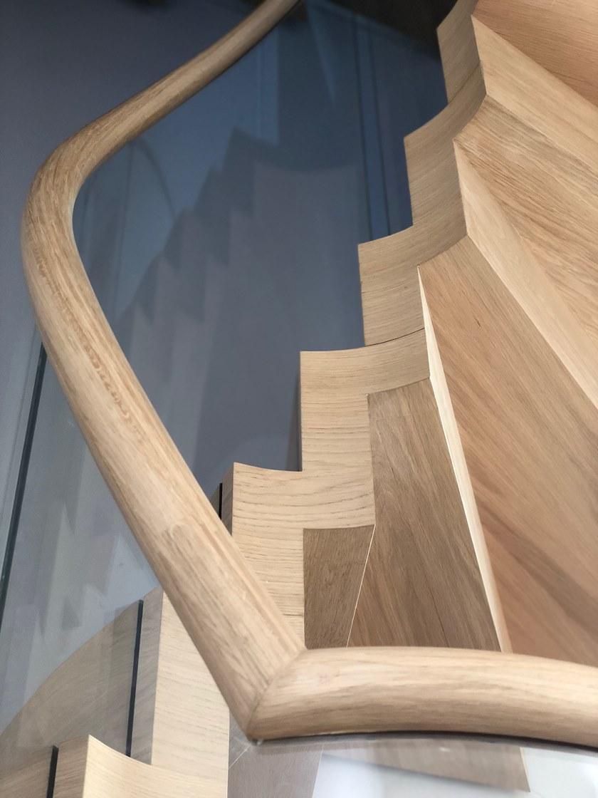 Siller Treppen Винтовая винтовая лестница из дерева со светодиодной подсветкой Zig-zag sun-id-1447413 - Вид №4