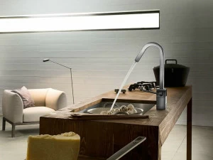 Nobili Rubinetterie Смеситель для кухни на столешнице, хромированный Cube Cb00523cr