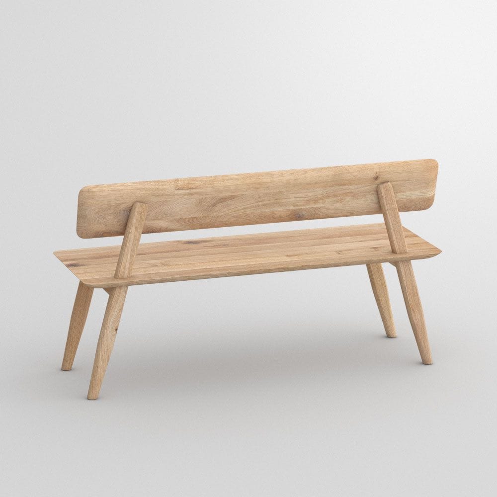 Скамья из массива дерева со спинкой Vitamin Design Aetas ARCH-00124008 - Вид №2