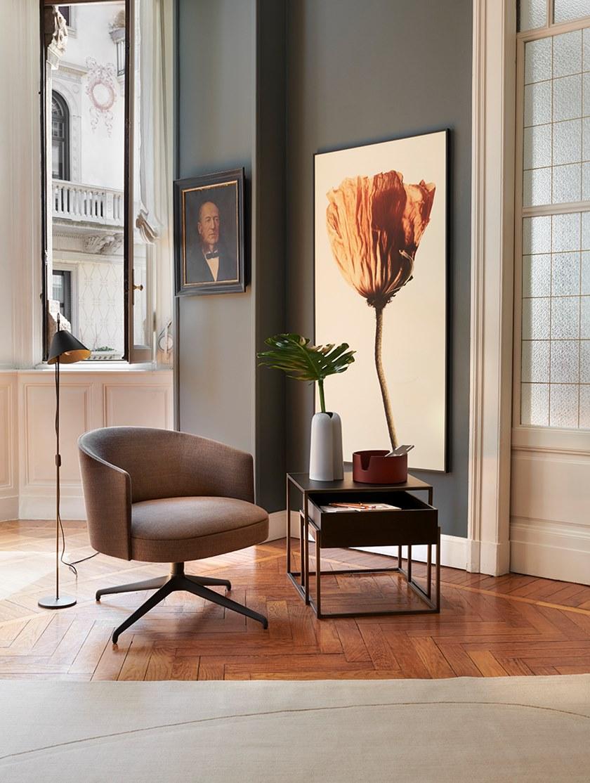 Potocco Журнальный столик из металла и ореха Pocket 894/tb - Вид №2