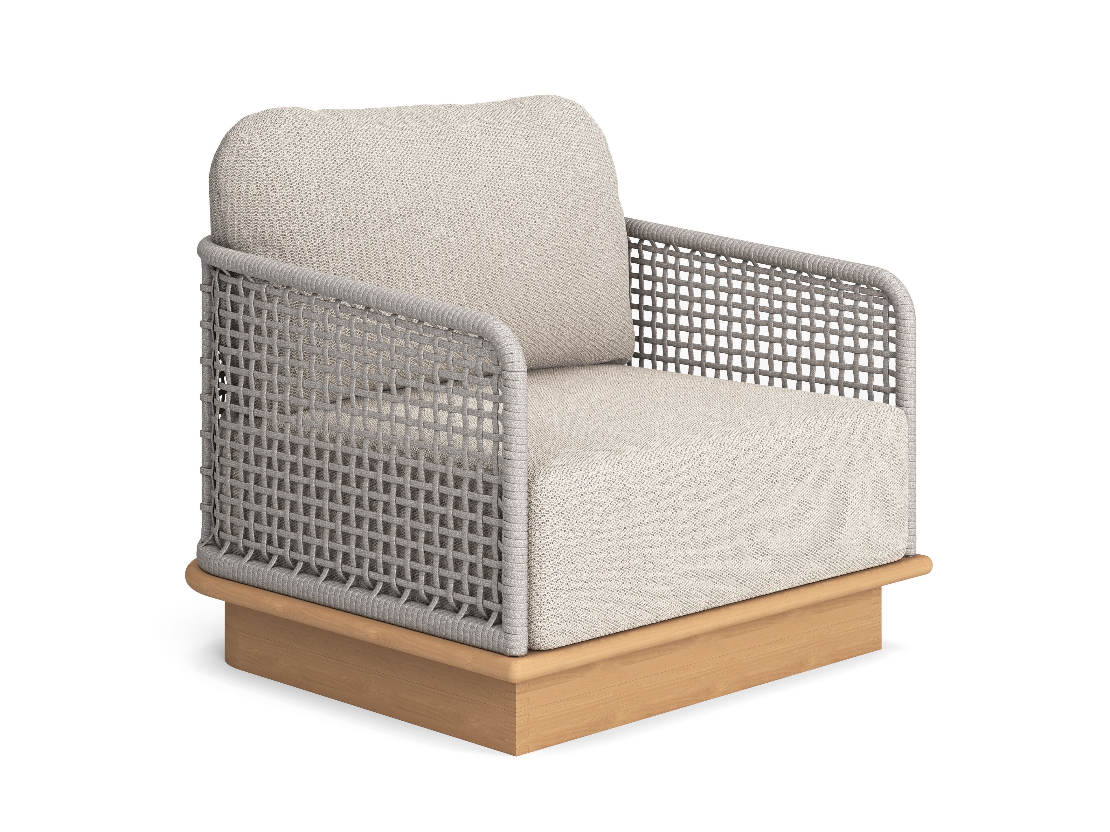 Тканевое садовое кресло с подлокотниками Jati Kebon Акры ARCH-00088397 - Вид №1